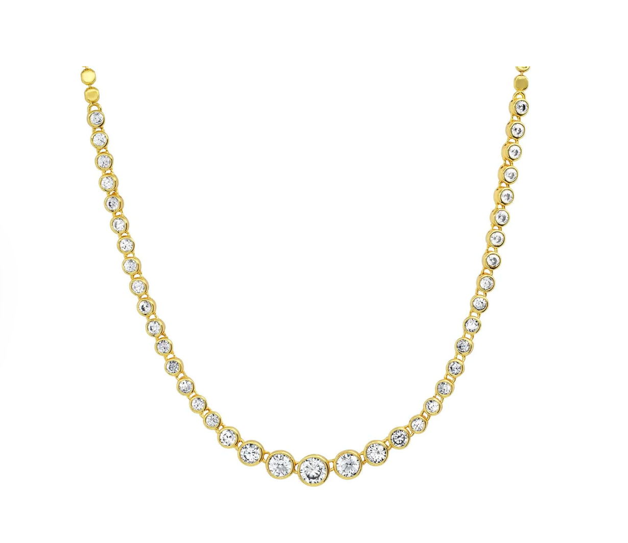 Graduated Tennis Necklace