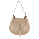 Taupe Suede Tote Bag