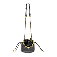 Mini Bucket Bag with Chain Link