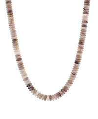 Wide Disk Marble Bead Necklace (*MORE colors!)