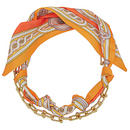 Oval Chain & Scarf Multi-Layer Necklace Set