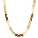 Rondelle & Metal Beads Necklace