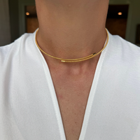 Bold Round Wire Choker