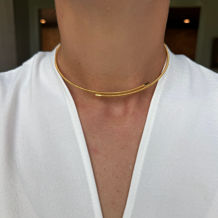 Bold Round Wire Choker