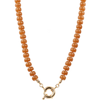 Marble Bead Necklace Neutral