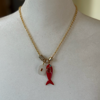 Gold Chain Pendant Necklace - Bijou Exclusive