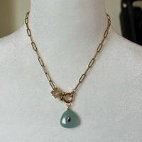 Gold Paperclip Chain Necklace - Bijou Exclusive