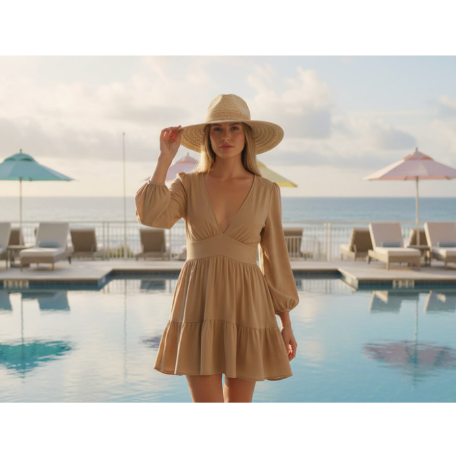 Adjustable, Paperbraid Safari Sunhat