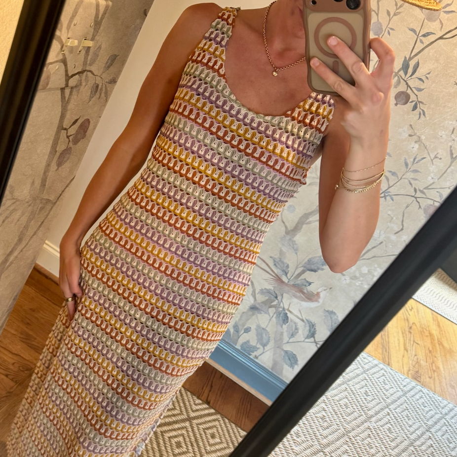 Sleeveless Knit Cover Up in Neutral Colors