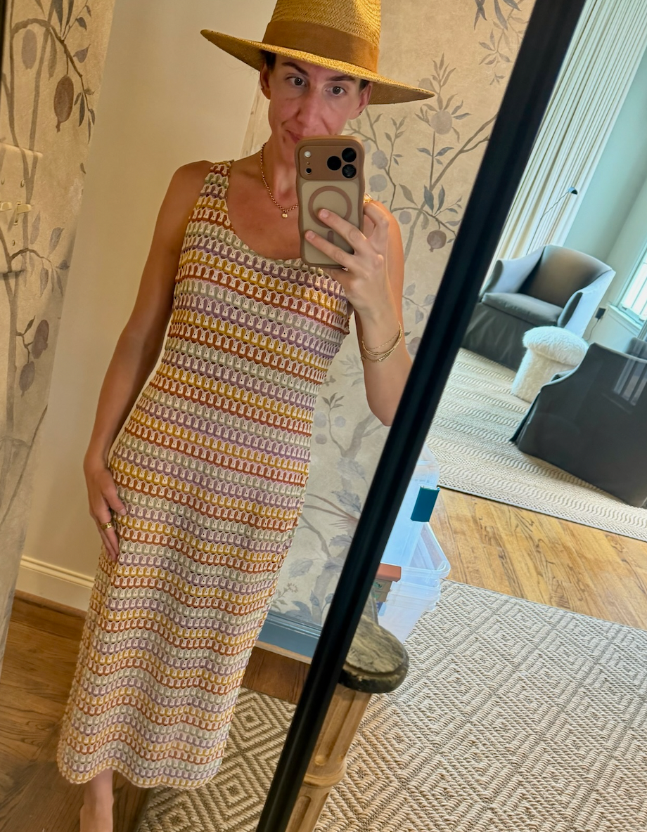 Sleeveless Knit Cover Up in Neutral Colors