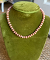 Beaded Necklace with Magnetic Closure Clasp