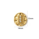 Circle Clear Rhinestone