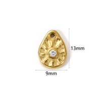 Teadrop Clear Rhinestone