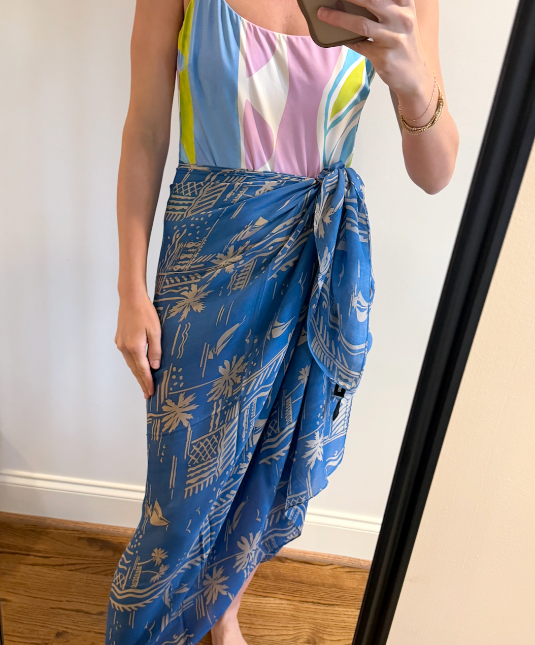 Sail Away Sarong - Blue