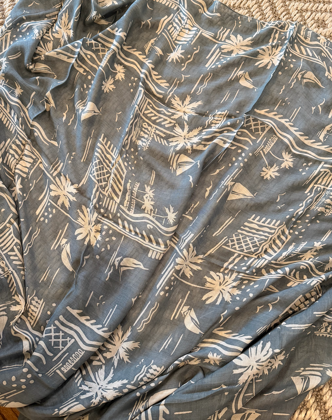 Sail Away Sarong - Grey