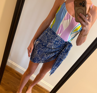Catch of the Day Sarong - Blue