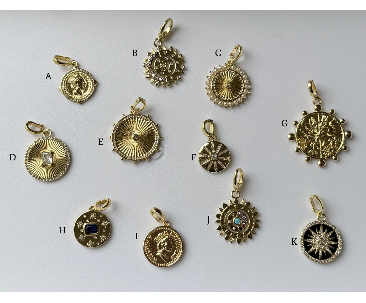 Round Coin Charms