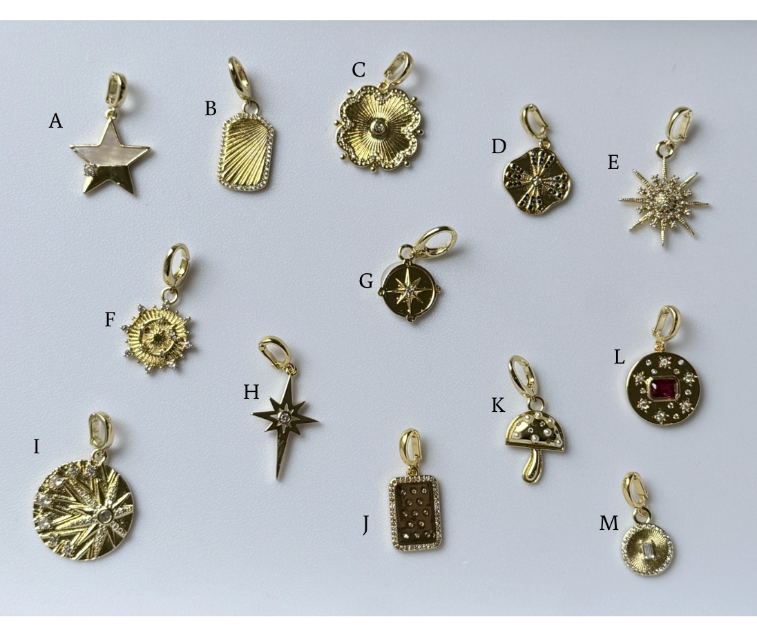 Misc. Charms (Star, Round, Mushroom)