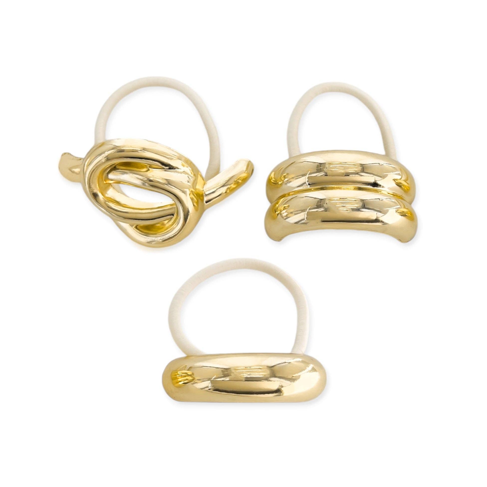 Statement Hair Tie Cuff Set