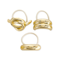 Statement Hair Tie Cuff Set