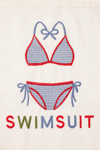 Bikini Embroidered Travel Packing Bag