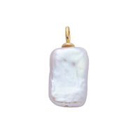 Freshwater Pearl Baroque Natural Form Drop Charm