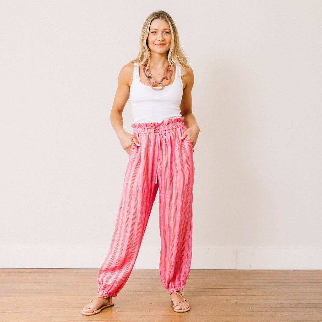 Orchid Pinstripe Savannah Pant