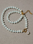 Annecy 18K Gold Non-Tarnish Boho Beaded CZ Necklace