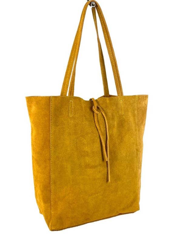 Italian Leather Bag with Quality Suede