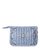 Bandana Print Pouch - Beau Light Blue