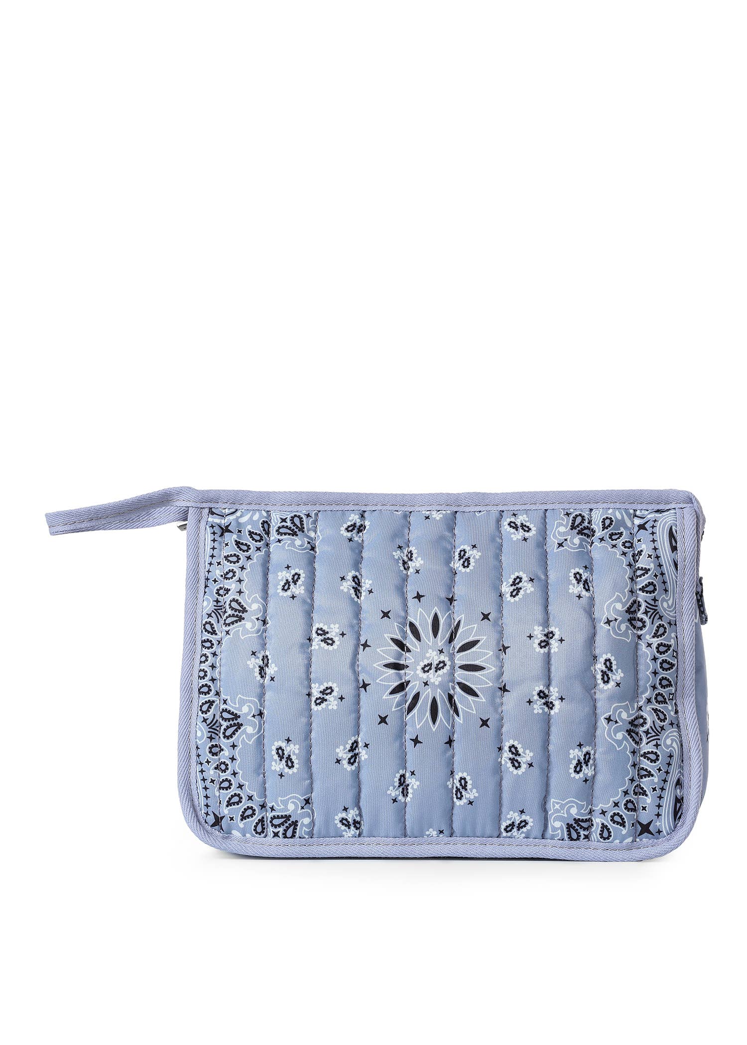 Bandana Print Pouch - Beau Light Blue