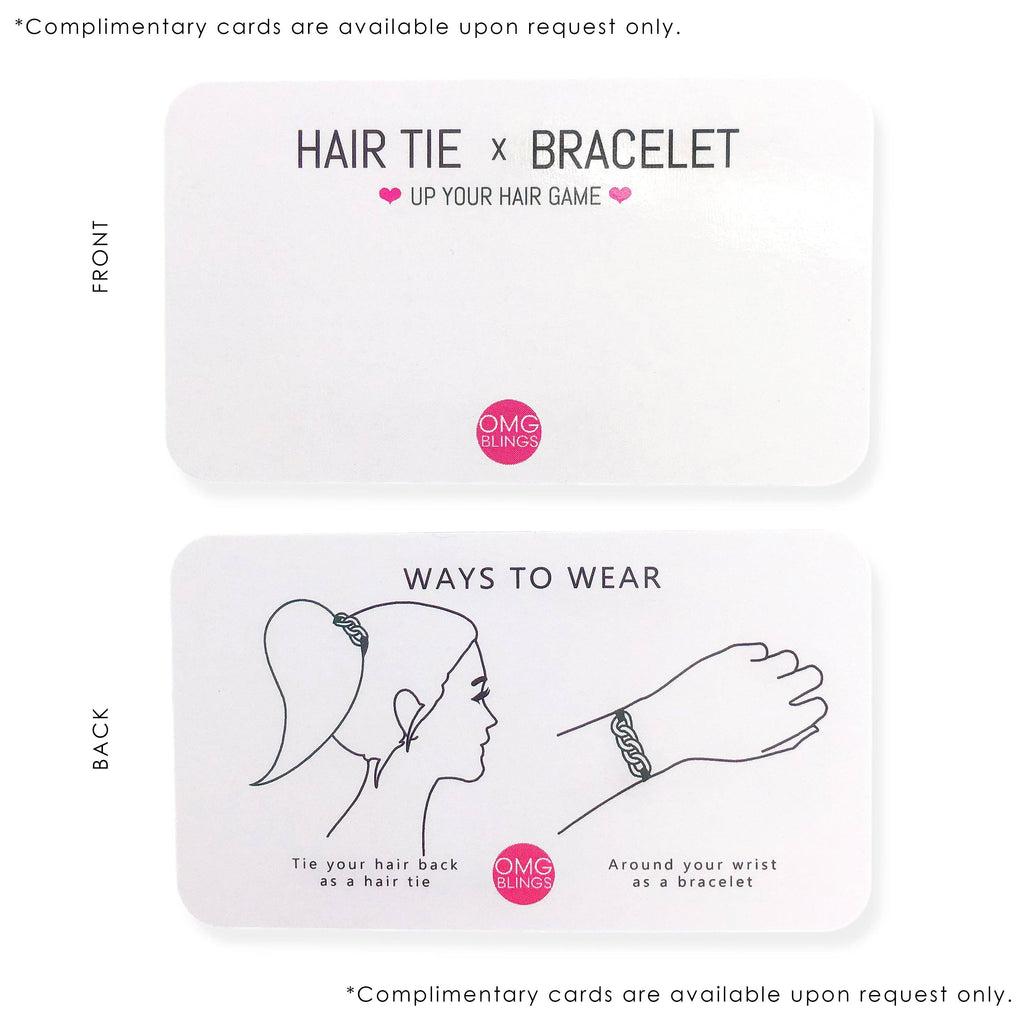 5pc Hair Tie - Bracelet Set
