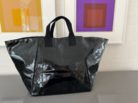 Black Metallic Chelsea Bag