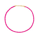 New Color 24K Gold Filled Cotton Cord Necklace