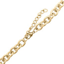 18K Gold PVD Stainless Steel Chunky Chain Lariat Necklace