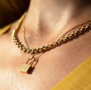 Jana- Rolo Chain Necklace Waterproof 18K gold PVD
