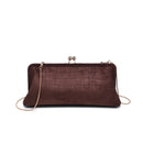 Kristin - Faux Suede Clutch