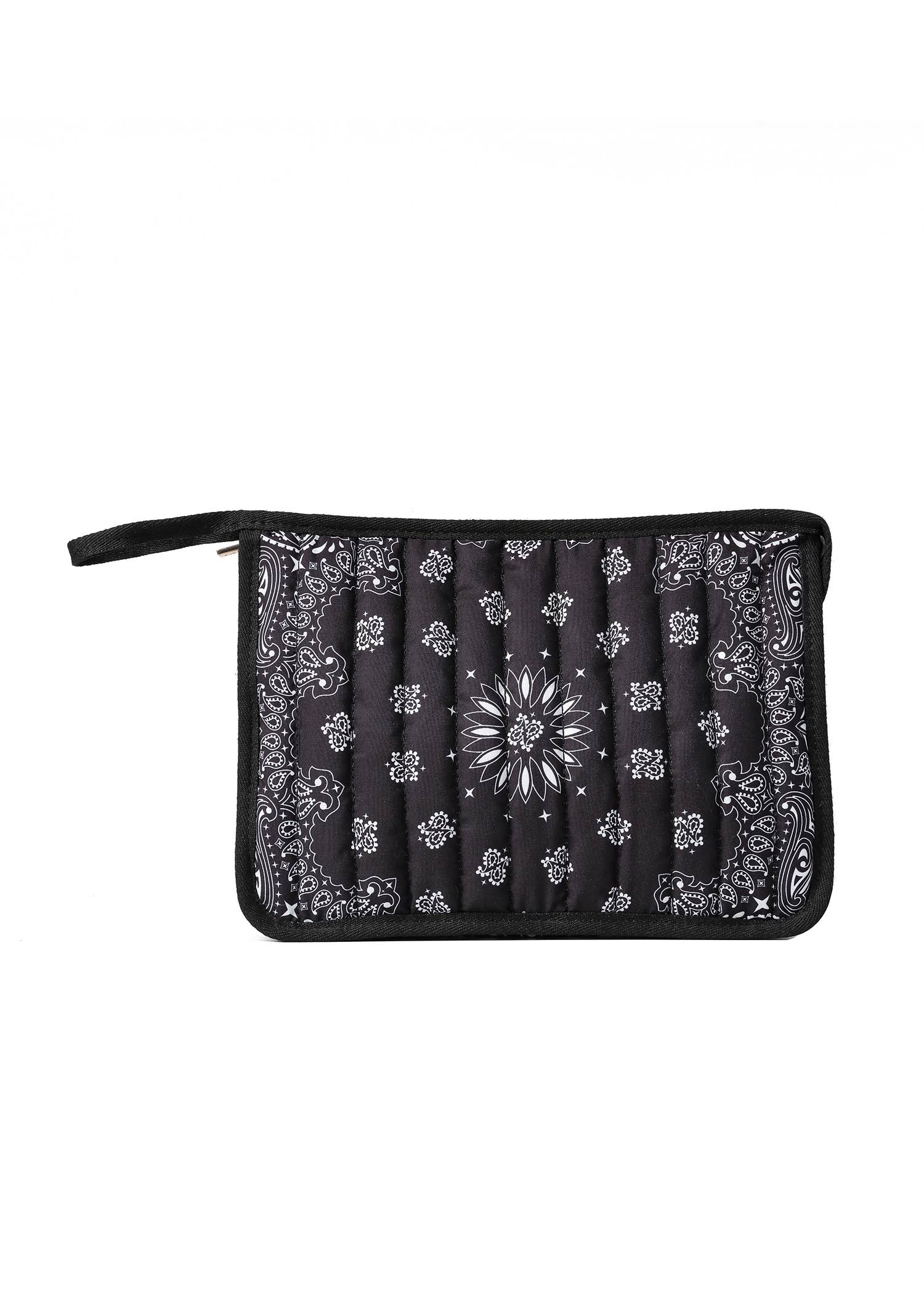 Bandana Print Pouch - Beau Black