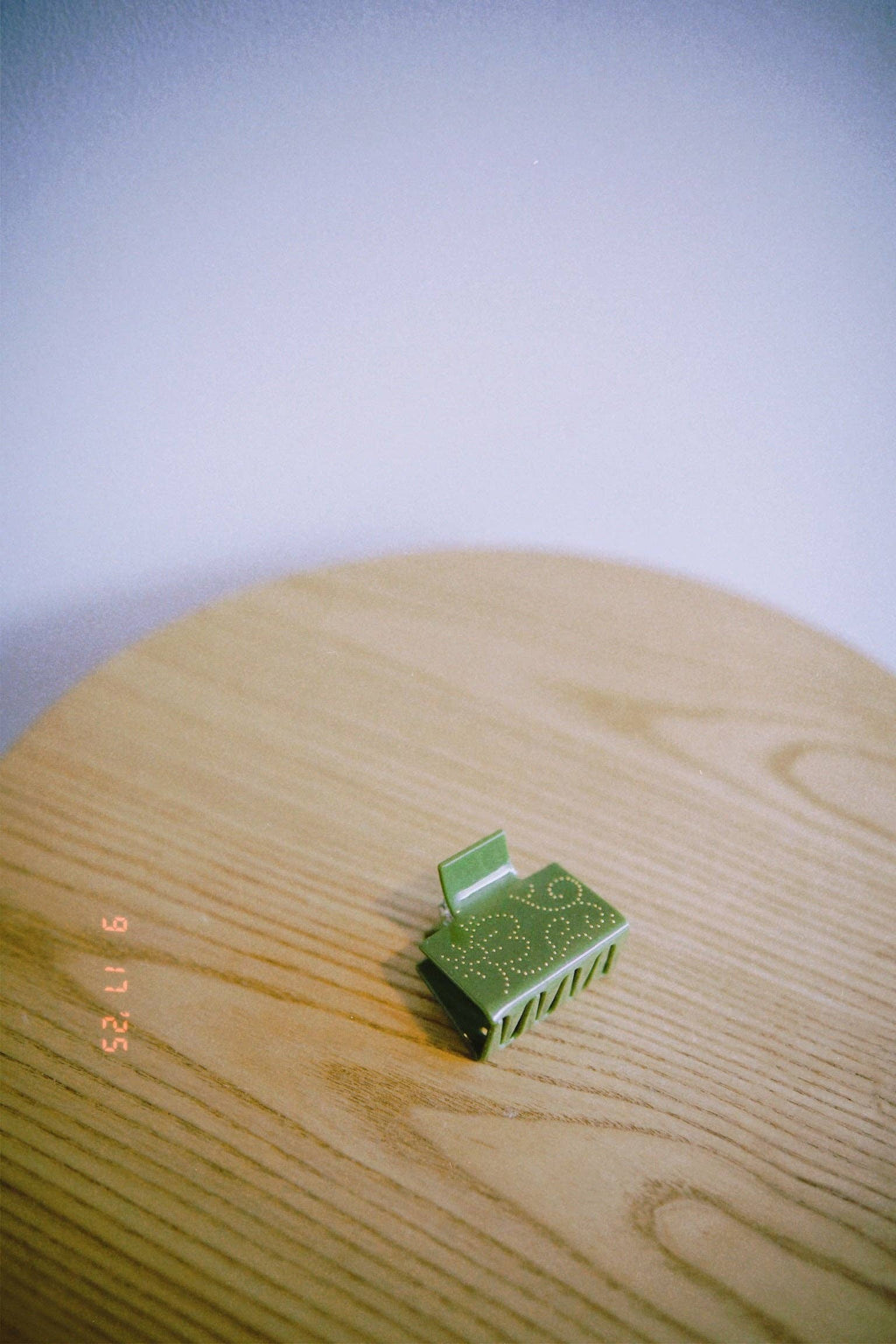 Pia Clip in Olive Bohemian Stud