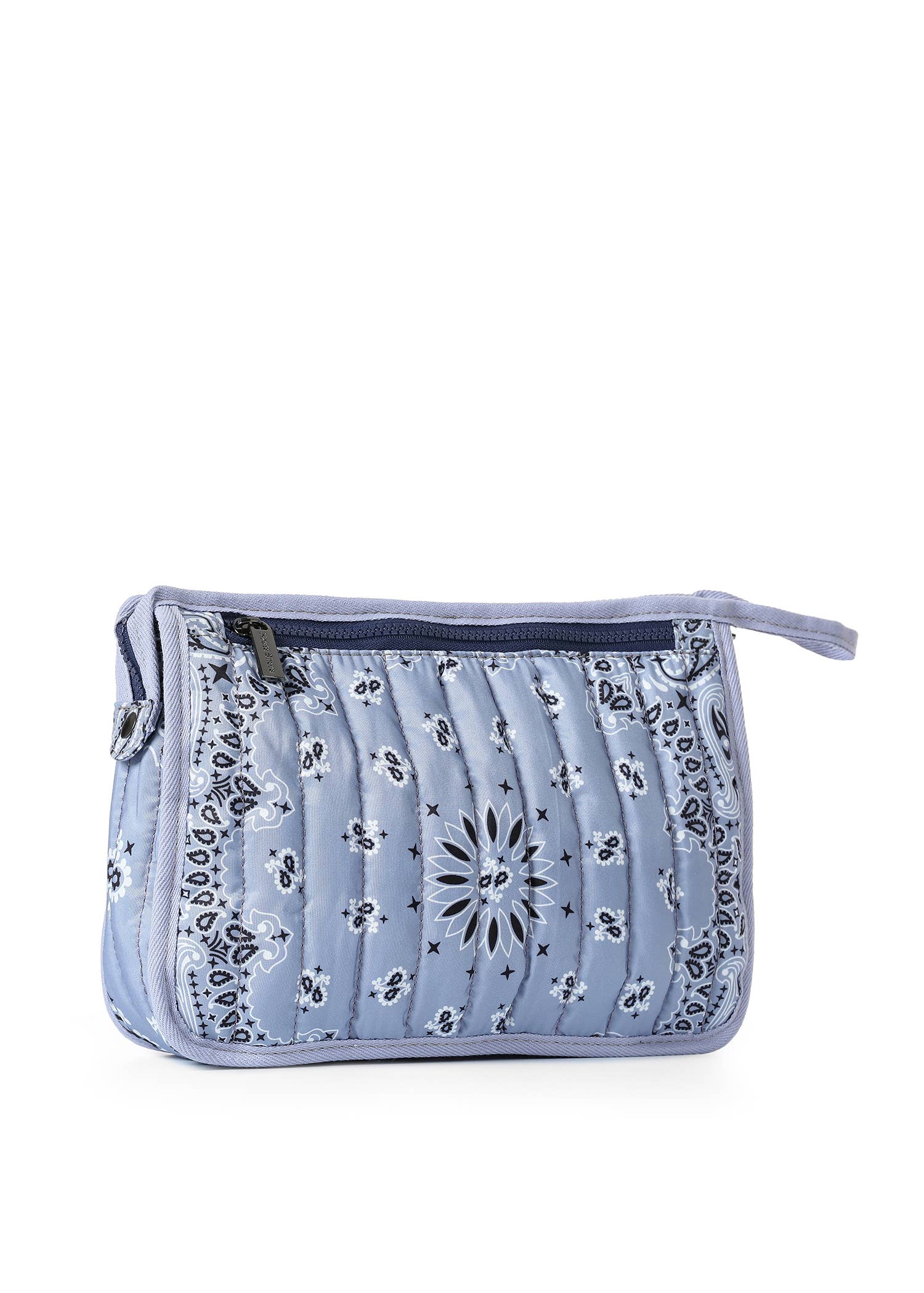 Bandana Print Pouch - Beau Light Blue