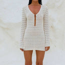 Solid Color Swimsuit Coverup Bodycon Dress