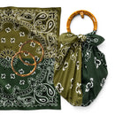 MARU Scarf Bag – Olive & Forest Green
