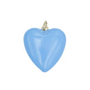 24K Gold Filled Enamel Heart Charm