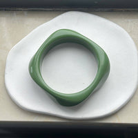 Geometric Polygon Irregular Acrylic Bracelets