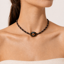 Amber Tiger Paracord Necklace