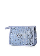 Bandana Print Pouch - Beau Light Blue