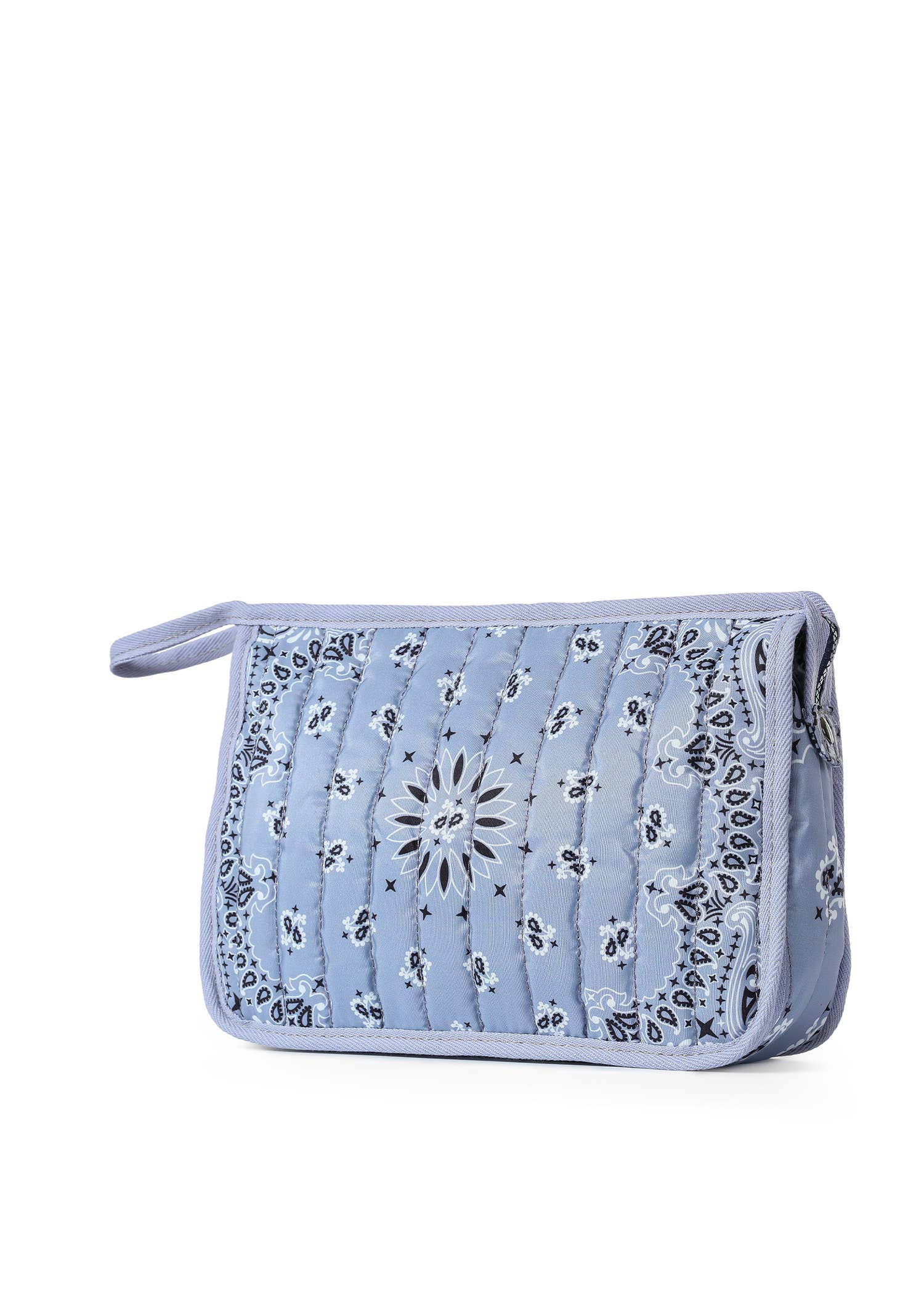 Bandana Print Pouch - Beau Light Blue