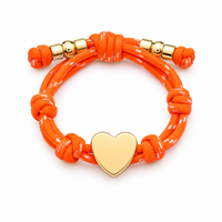 Gameday Heart Rope Bracelet