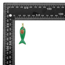 Colorful Enamel Fish Pendant Charm