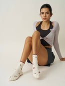 Little Cherry Petal Pilates Socks